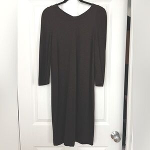 comptoir des cotonniers dress M. Brown shift in great condition.